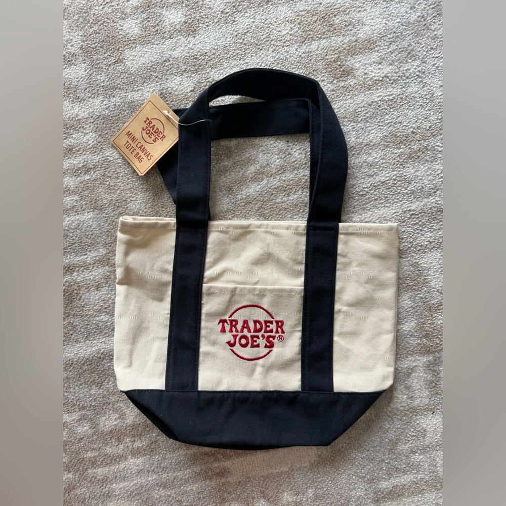 Trader Joe’s Canvas Mini Tote Bag